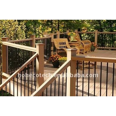 Elegant design low price HOTEL flooring WPC decking wood plastic composite decking/flooring