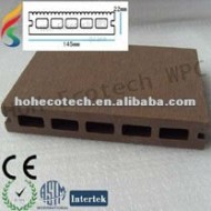 自然な感じWPCのdeckingの合成物のdecking