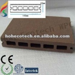 自然な感じWPCのdeckingの合成物のdecking