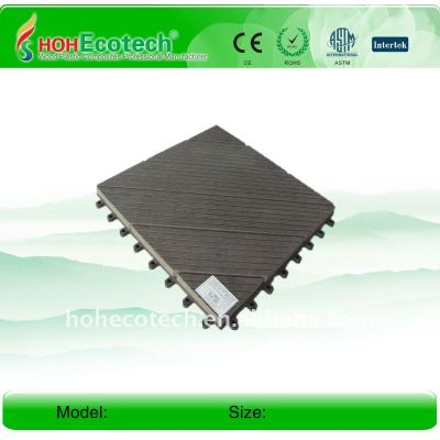 (CE ISO ROHS)WPC DIY 300*300mm decking tile