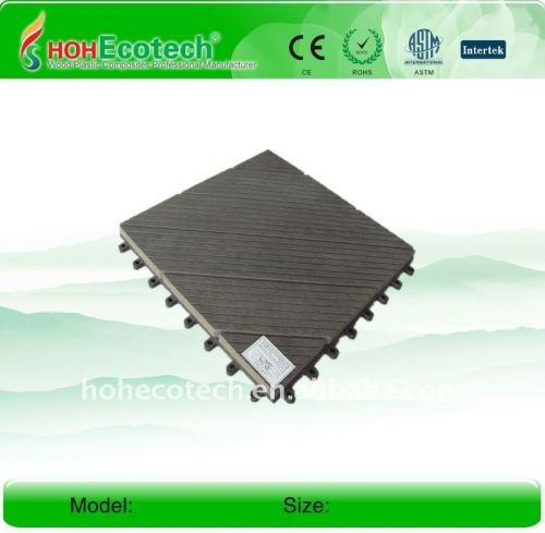 (CE ISO ROHS)WPC DIY 300*300mm decking tile