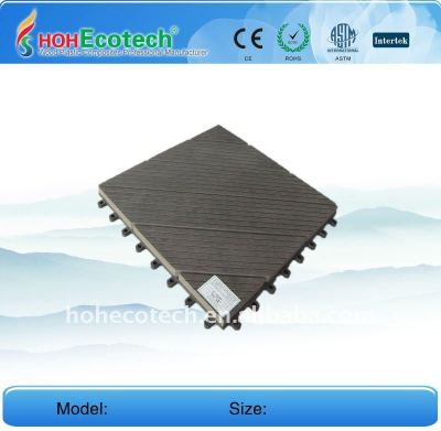 (CE ISO ROHS)WPC DIY 300*300mm decking tile