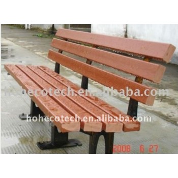 Outdoor Furniture Park /garden Bench composite bench wpc bench Public rest chairs wood bench
