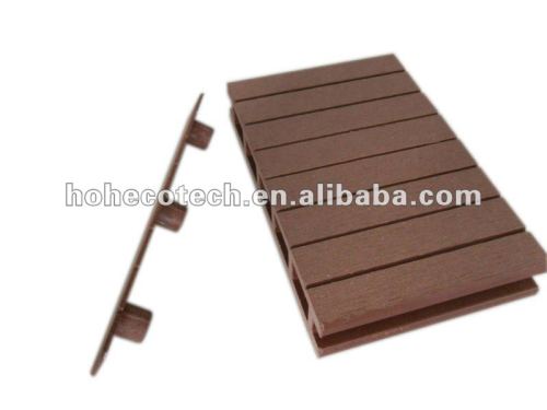 New material WPC decking flooring with plastic end cover