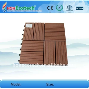 (CE ISO ROHS)WPC DIY 300*300mm decking tile