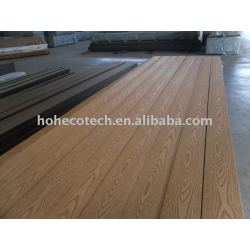 WPCのフロアーリングのwpcのdeckingに床を張る浮彫りになるWPCのDECKING板木プラスチック合成物