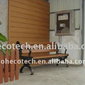 Design elegante! Mobili ~outdoor parco/giardino panchina composito/wpc banco di riposo pubblica sedie
