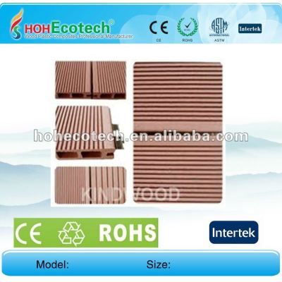 Cedar/copper brown/wood/sandalwood/coffee/grey/dark grey wpc hollow flooring