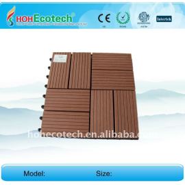 (CE ISO ROHS)WPC DIY 300*300mm interlock decking tile