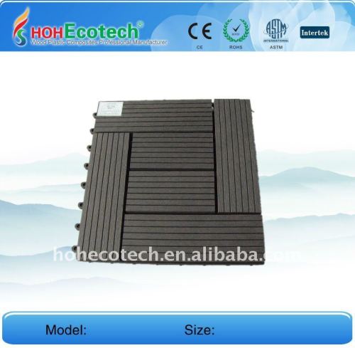 (CE ISO ROHS)WPC DIY 300*300mm decking tile