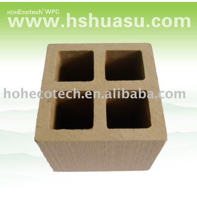wpc wood plastic composite fencing/.railing post