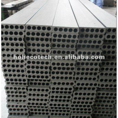 Big size wpc decking 200mm width 50mm thickness wood plastic composite decking/flooring board wpc deck tile timber