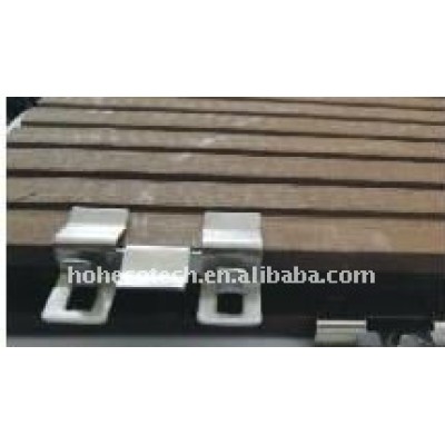 WPC Decking Floor installation Solid&Hollow WPC decking tiles wood plastic composite flooring