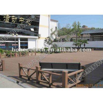 Quality warranty wpc wood plastic composite decking /flooring (CE, ROHS, ASTM,ISO9001,ISO14001, Intertek)