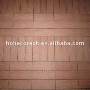 Indoor/outdoor waterproof flooring tiles wpc plastic composite flooring wpc tiles
