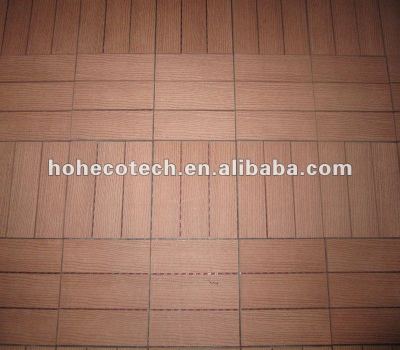 Indoor/outdoor waterproof flooring tiles wpc plastic composite flooring wpc tiles