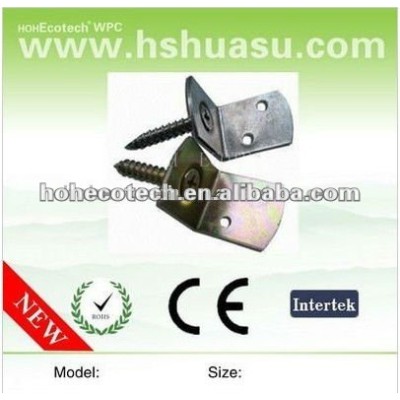 WPC decking accessories, composite stainless steel clips for decking