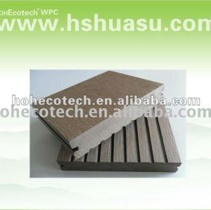 Decking composé en plastique en bois /flooring (CE, ROHS, ASTM, ISO9001, ISO14001, Intertek) du wpc 140S25 plein