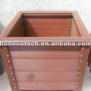 wood plastic composite flower pot