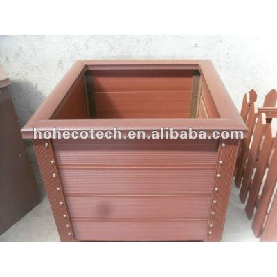 wood plastic composite flower pot