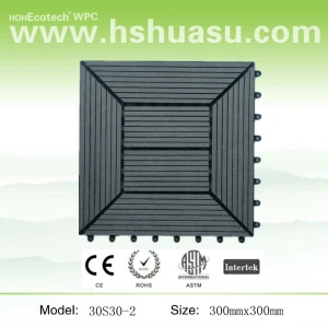 Wood-Plastic Composite WPC Outdoor DIY Tile