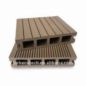 panneau composé en plastique en bois de wpc de /flooring de Decking (CE, ROHS, ASTM, ISO9001, ISO14001, Intertek)