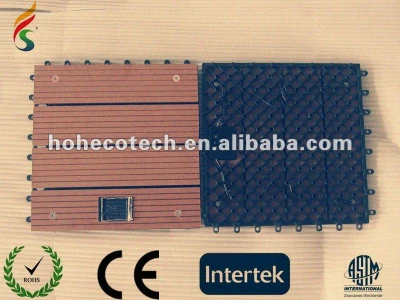 WPC Tile Intelligent lock DIY Tile with light solar energy
