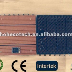 WPC Tile Intelligent lock DIY Tile with light solar energy