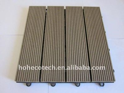 Wood Plastic Composites DIY tiles wpc Decking Building Materials of WPC Composite wood flooring