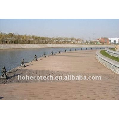 Waterproof wood plastic composite decking/flooring (CE, ROHS, ASTM,Intertek) wpc decking timber