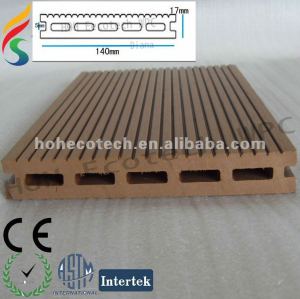 Decorative Artifical Wood Composite plastic wood deck floor