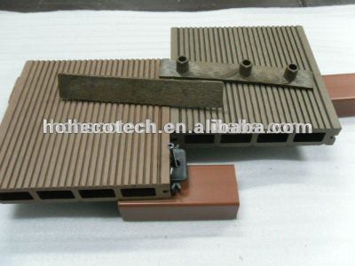 wood plastic composite decking end caps/decking boards