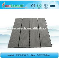 (CE, ROHS, ASTM,ISO9001,ISO14001, Intertek)WPC sanding&embossing surface outdoor flooring tiles/diy tiles