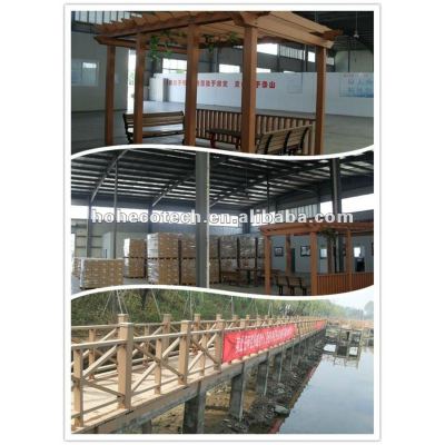 HUASU outdoor WPC floor project,garden products