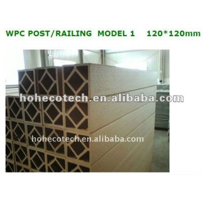 Eco-friendly long life wpc post (for fence,railing,gazebo,pavilion)