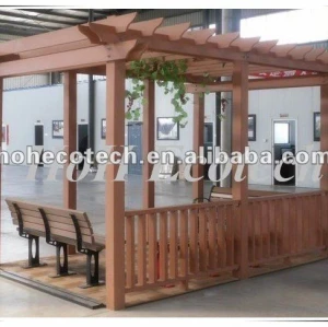 Huasu wood plastic composite pergola