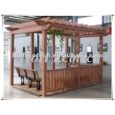 Huasu wood plastic composite pergola