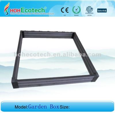 wpc garden box/ plastic wood garden box/ composite garden box