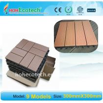beST seller !!WPC tiles Non-Slip, Wear-Resistant DIY Wood-Plastic Composite flooring /decking tiles 9 models wpc decking