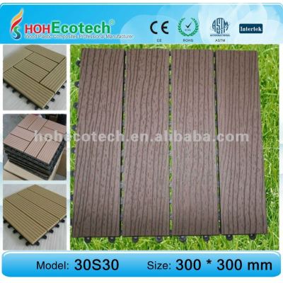 wpc interlocking decking tiles