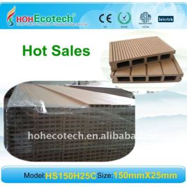 ( ce, rohscertificat, astm., iso9001, iso14001, intertek ) en plastique en bois composite decking de wpc platelage wpc plancher extérieur