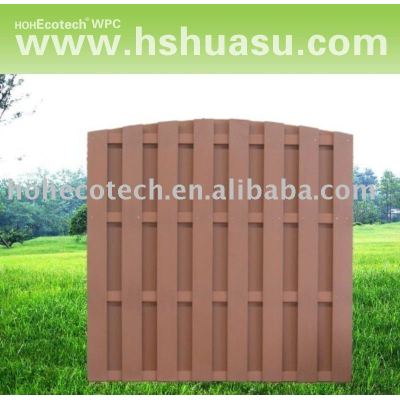 wood plastic composite fencing