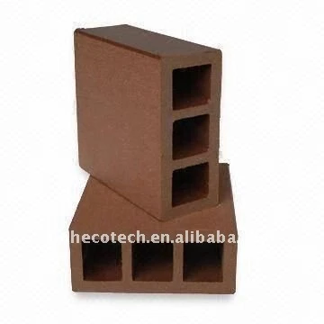 Non-paint weatherproof Fire retardant wpc decking fencing LIGHTER nice design WPC POST wpc Fencing