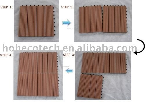 Diy wpc telhas montar procedimento