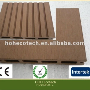 Durable hot sale eco-friendly wpc hollow decking (water proof, UV resistance, resistance to rot and crack)