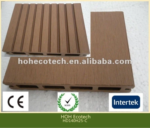튼튼한 뜨거운 판매 eco-friendly wpc 구렁 decking (물 증거, UV 저항, 저항 썩을 것이다 및 균열)