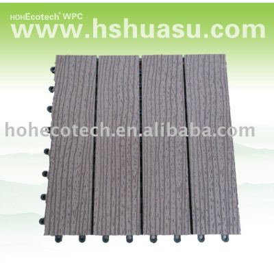 eco-friendly wood plastic composite decking/floor tile