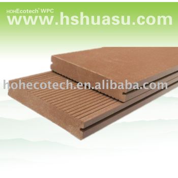 bonne qualité solide plancher decking de wpc plancher composite