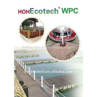 Synthetic Teak Decking Composite marine deck dark color