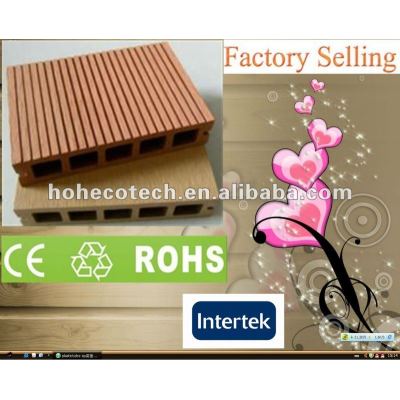 Promotion! Recycled anti-UV water-proof outdoor wpc decking (CE RoHS)